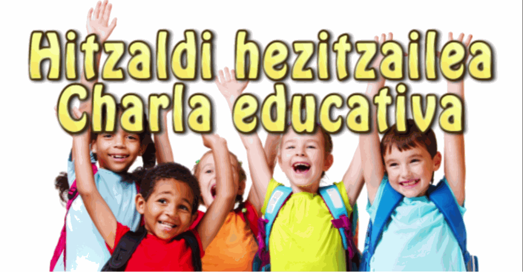 Urtarrilak 15. Hezkuntza-hitzaldia: Roberto Aguado eta Jurgi Cristóbal. Izen-ematea.